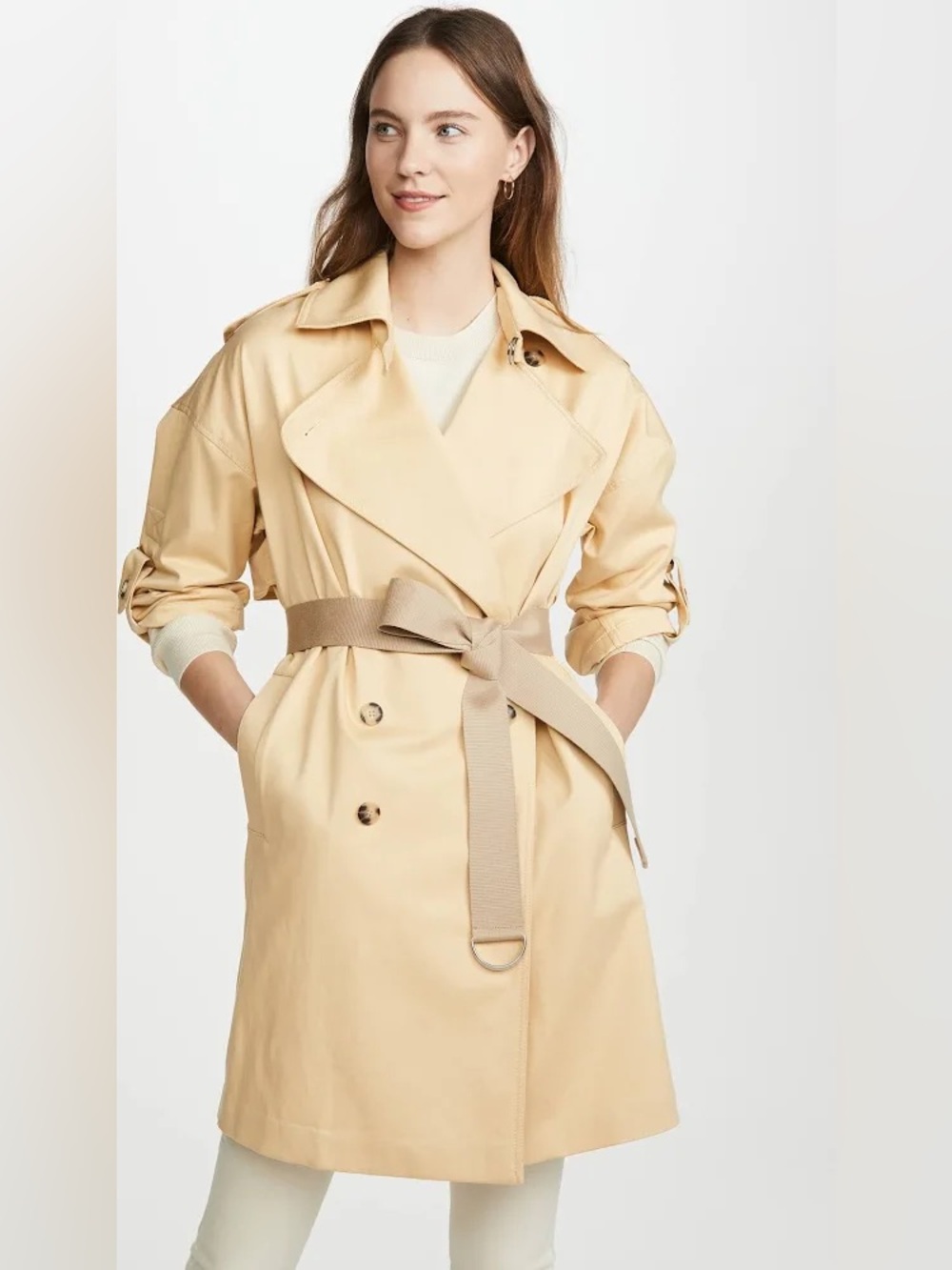 Club Monaco Belted Trench Coat
